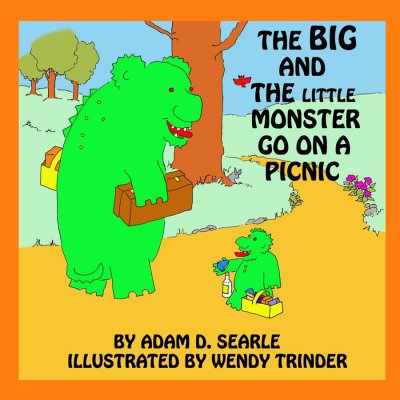 The Big And The Little Monster Go On A Picnic by Adam D Searle
