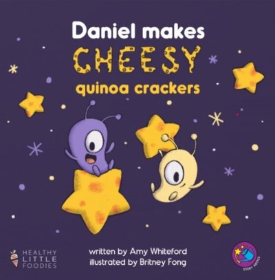 Personalised book - Cheesy Quinoa Crackers by Amy Whiteford