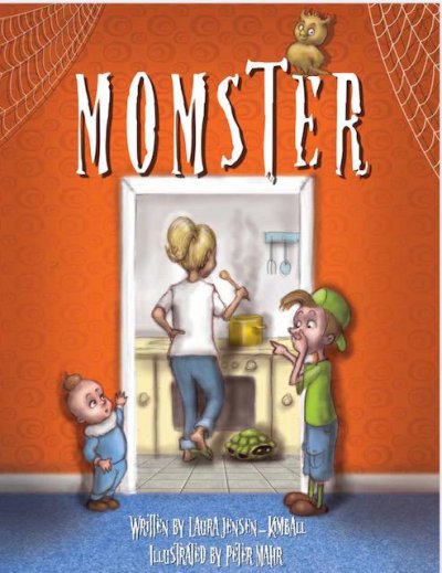 momster storybook by Laura Jensen-Jamball