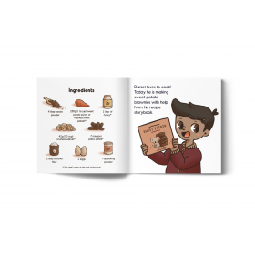 pages from Personalised book - Sweet Potato Brownies by Amy Whiteford