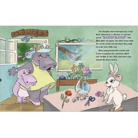 Hippo Pottymouth storybook page