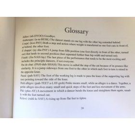 glossary from Ballerina Birdies by Marina Yamamoto