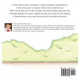 back cover A Story about Sprout by Helen M Waters