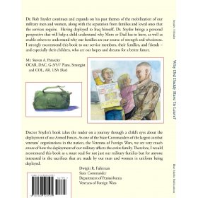back cover of Why Did Daddy Have to Leave? Understanding His Special Job in the Military by Robert C. Snyder