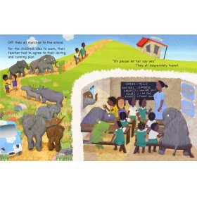 at school in The POWEs and The Disappearing Tusks by Imogen Taylor