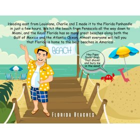 Florida beaches in Hey Papa Dude! Can We Take A Road Trip? by Papa Dude