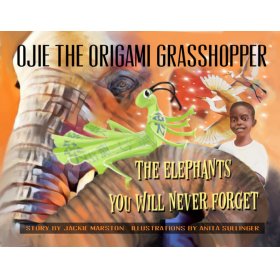 Scenary from Ojie, The Origami Grasshopper – The Elephants You Will Never Forget by Jackie Marston