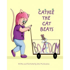 Cathie the Cat beats Boredom by Satu Mcclenahan